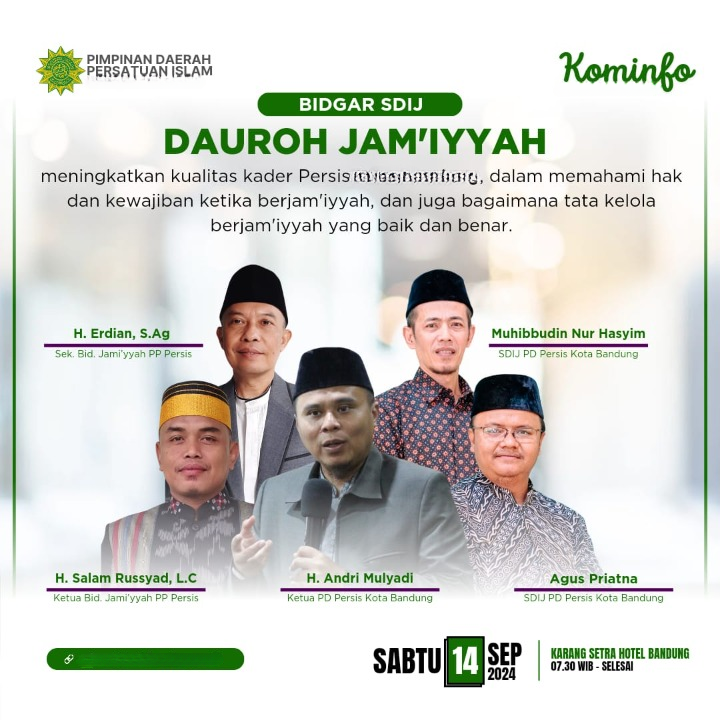 Dauroh Jamiyyah SDIJ PD PERSIS Kabupaten Sampang